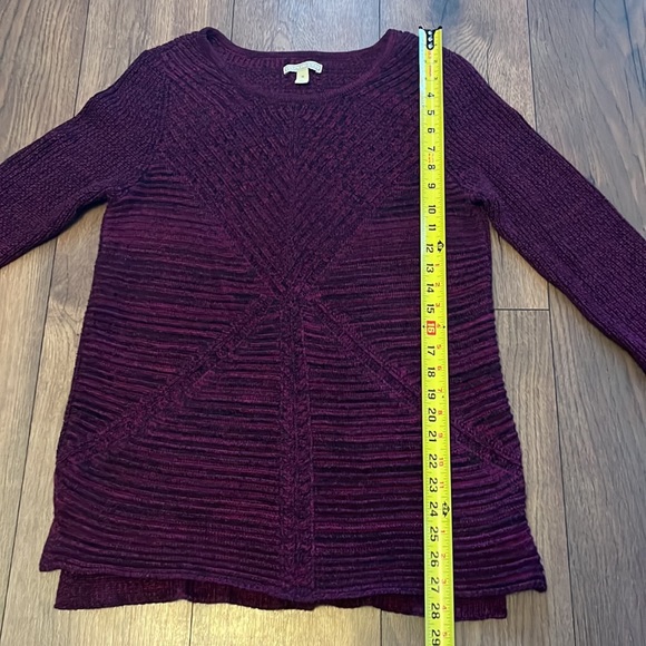 Dana Buchman oversized purple sweater medium - Picture 4 of 5